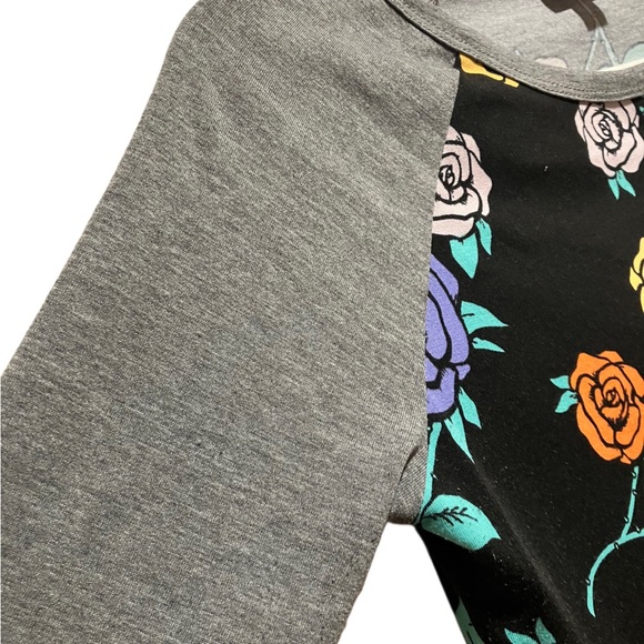 LuLaRoe Black and Yellow Bodycon Mini Dress Size S - Picture 3 of 6